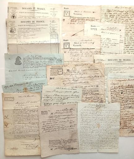 HÉRAULT. CANAL DU MIDI. 18 Documents de 1777 à 183