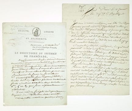 SEINE-SAINT-DENIS. 2 DOCUMENTS : SAINT DENIS (93) 
