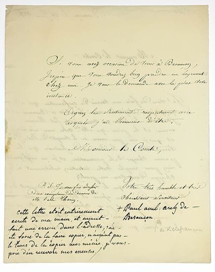 多布斯保罗-安布罗斯-德-维勒弗朗孔，1823 年贝桑松大主教。法国贵族。(Besançon 175