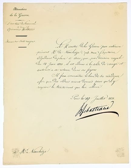 Horace SÉBASTIANI, Comte de la Porta (La Porta/Cor