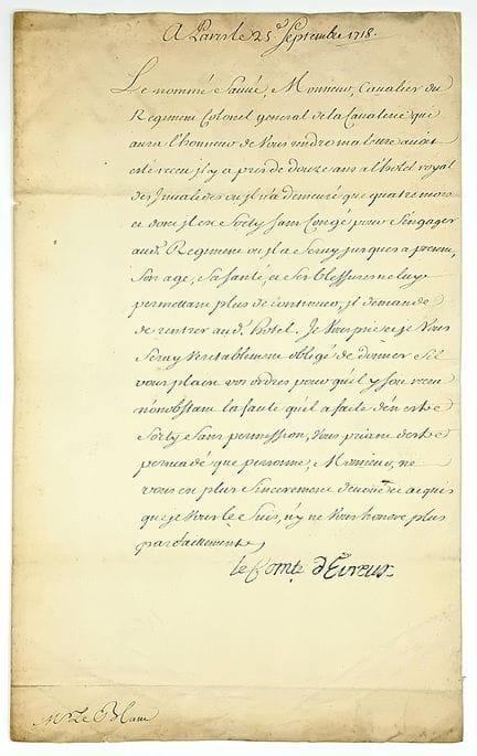 Henri Louis DE LA TOUR D’AUVERGNE, Comte d’ÉVREUX 