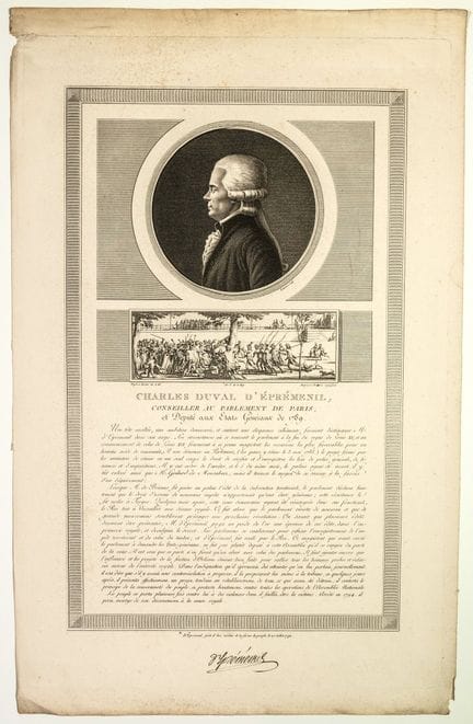 Charles DUVAL D’ÉPRÉMESNIL, Councilor to the Parli