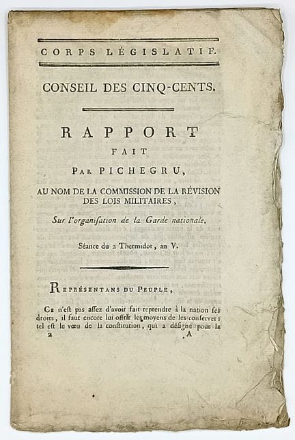 Jean Charles PICHEGRU (Arbois/ Jura 1761-1804) Gén