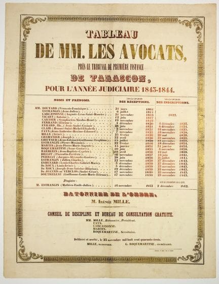 BOUCHS-DU-RHÔNE.1842.TARASCON (Bouches-du-Rhône) -