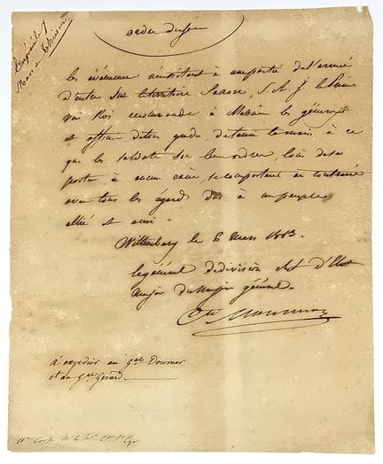 BAILLY DE MONTHION (François Gédéon) Saint-Denis (