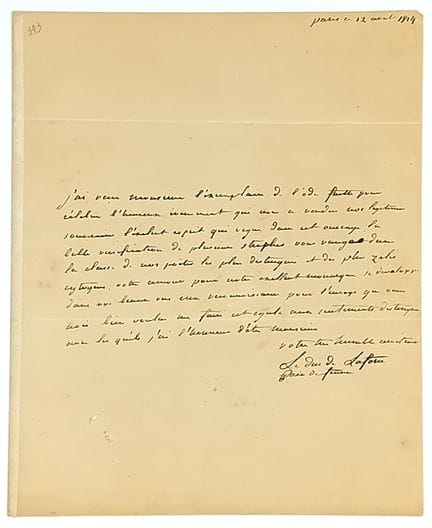 拉福斯公爵（Louis Joseph NOMPAR DE CAUMONT）1768 - 1838 -