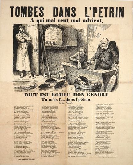 (LES CAFARDS) « TOMBÉS DANS L’PÉTRIN, à qui mal ve