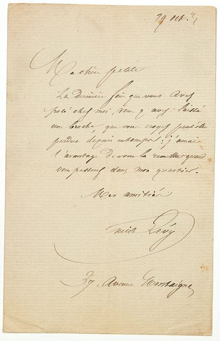 Émile LÉVY, Peintre d’Histoire et de genre, de por