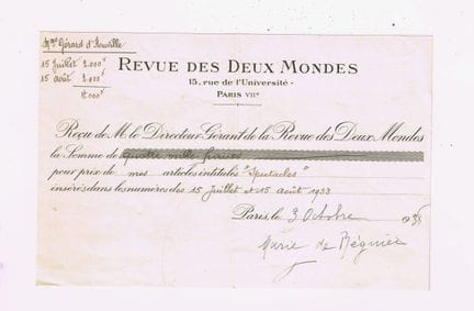 Marie de REGNIER (1875-1963, femme de lettres sous
