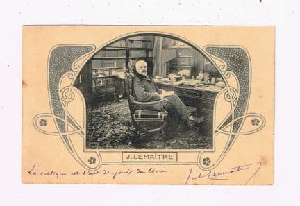 Jules LEMAITRE (1853-1914, écrivain et critique de