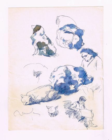 Raymond RENEFER (1879-1957, peintre, illustrateur 