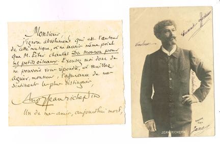 Jean RICHEPIN (1849-1926, poète et dramaturge) / L