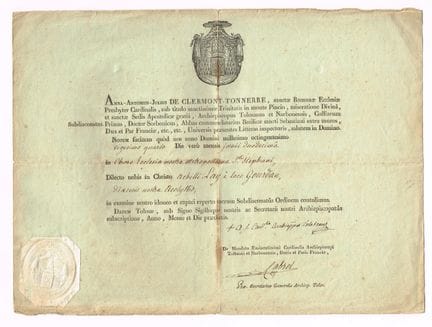 TOULOUSE – Monseigneur Anne-Antoine-Jules de CLERM