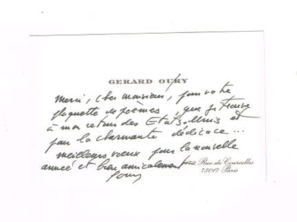 Gérard OURY (1919-2006, réalisateur et scénariste)