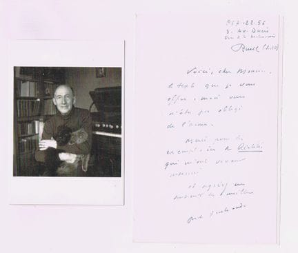 Marcel JOUHANDEAU (1888-1979, écrivain) / Lettre a