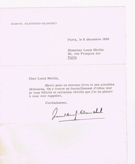 Marcel BLEUSTEIN-BLANCHET (1906-1996, publicitaire