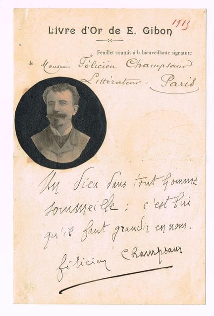 Félicien CHAMPSAUR (1858-1934, homme de lettres) /