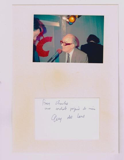 盖伊·德·卡尔斯（Guy des CARS，1911-1993，作家） / 业余摄影原片（14 x 