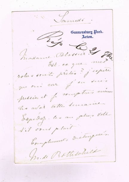 玛丽·德·罗斯柴尔德（原姓佩鲁斯，1862-1937，英国银行家利奥波德·德·罗斯柴尔德之妻） / 