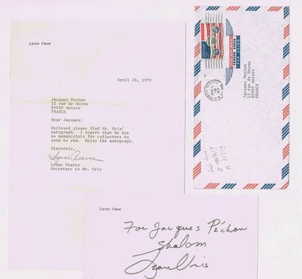 USA - Léon URIS (1924-2003, écrivain américain) / 