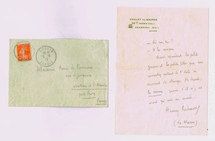 Henry BORDEAUX (1870-1963, romancier de l'Académie