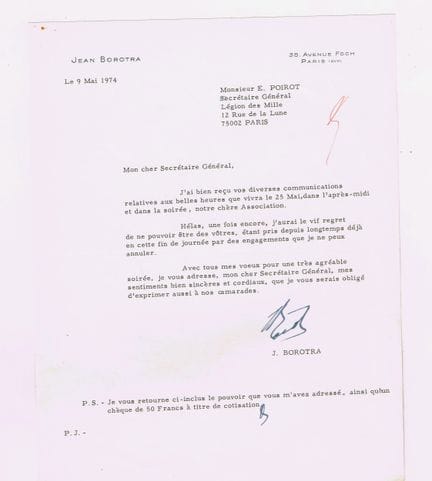 Jean BOROTRA (1898-1994, joueur de tennis et homme