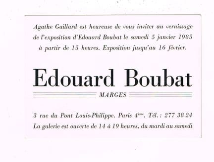 PHOTOGRAPHIE – Edouard BOUBAT (1923-1999, photogra