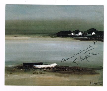 乔治·拉波特（1926-2000，一位以布列塔尼为主要创作灵感的画家） / 1991年他在普罗旺斯艾