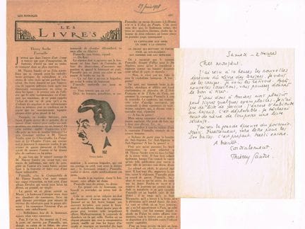 Thierry SANDRE (1890-1950, écrivain, Prix Goncourt