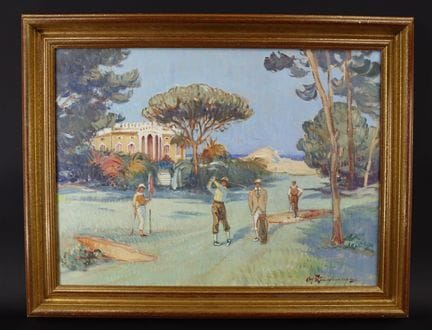 Martin LINDENAU (1948)
"A Round of Golf in the Sou