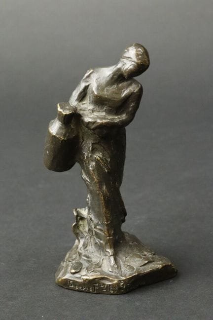 Aimé-Jules DALOU (1838-1902)
«La lechera», bronce 