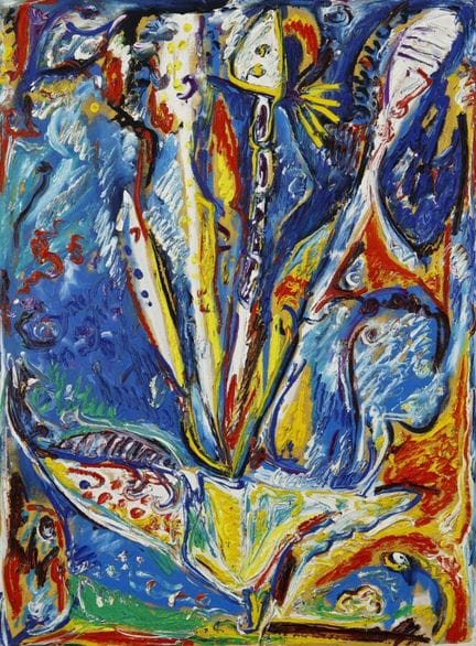 Carl-Henning PEDERSEN (1913–2007)
"Vasque de feu (