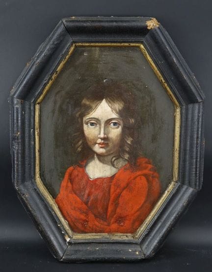 Escuela del siglo XVII
«Retrato de un niño con cam
