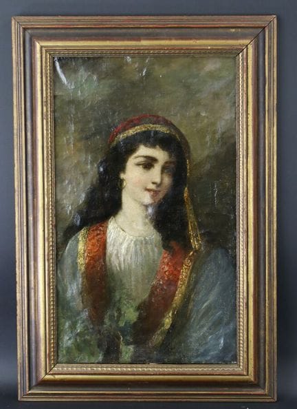 Escuela francesa del siglo XIX
"La belle gitane", 