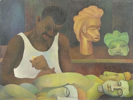Albert LABACHOT (1915-1992)
"El escultor africano"