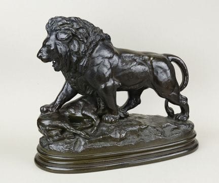 Antoine-Louis BARYE (1796–1875)
"Lion Slaying a Bo
