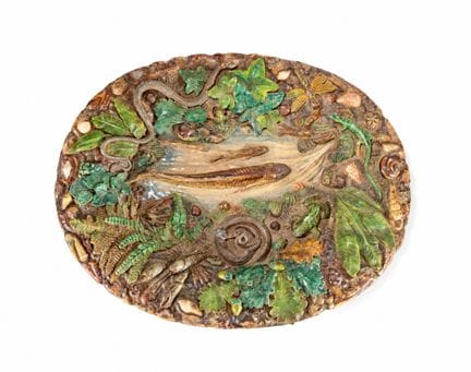 CHARLES-JEAN AVISSEAU IN TOURS
Oval glazed earthen