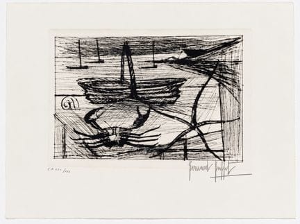 Bernard BUFFET (1928–1999)
Crab, Basket, and Sailb