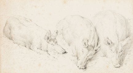 ATTRIBUTED TO Pieter VAN BLOEMEN (1657–1720)
Three