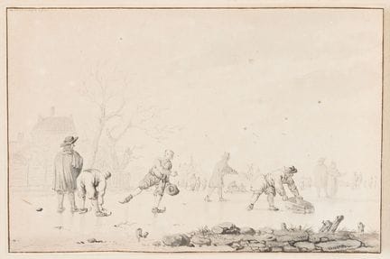 18TH-CENTURY DUTCH SCHOOL
Winter Pleasures
Pen and