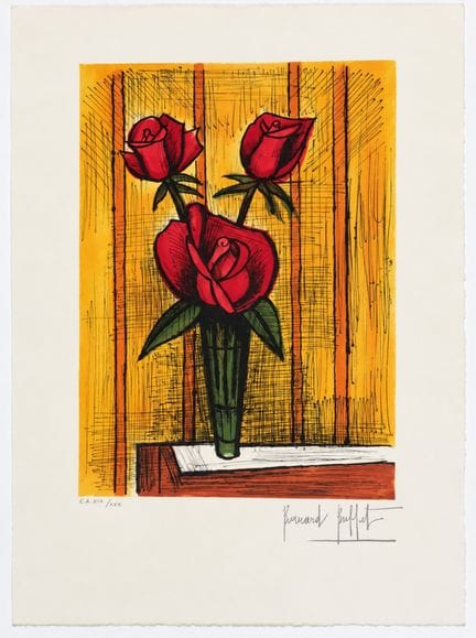 Bernard BUFFET (1928–1999)
Three Roses, 1994.
Colo