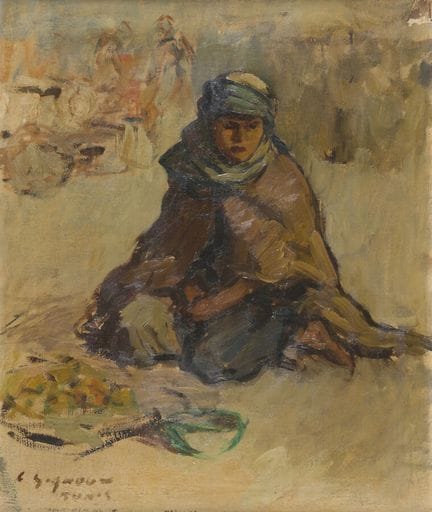 Ludovic GIGNOUX (1882–?)
“November in Tunis”  
Oil