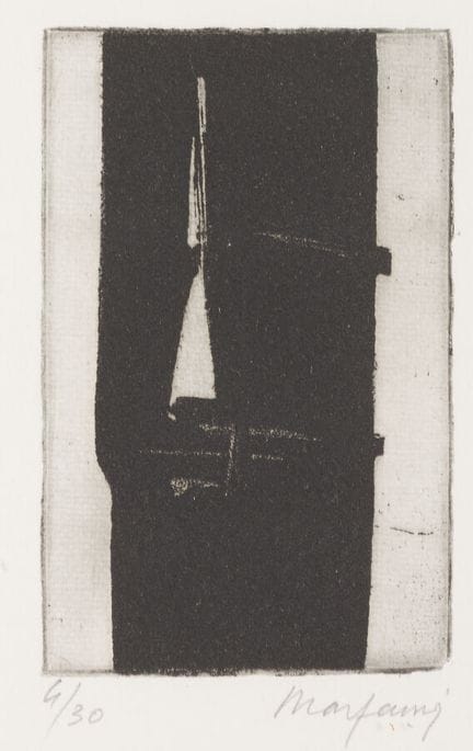 André MARFAING (1925–1987)
Untitled 
Black etching