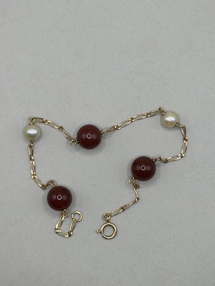 Bracciale flessibile in oro giallo 750, a maglie a