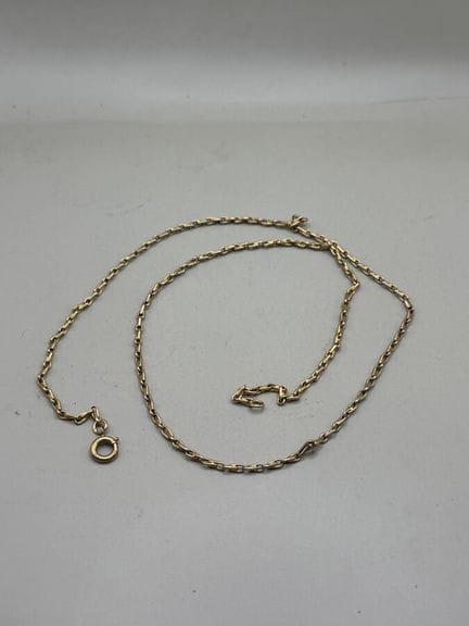 Eine Kette aus 750er Gelbgold mit filigran gearbei