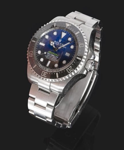 劳力士 Deep Sea
型号 16660
编号 V5002479
不锈钢潜水腕表 
表壳：圆形，旋
