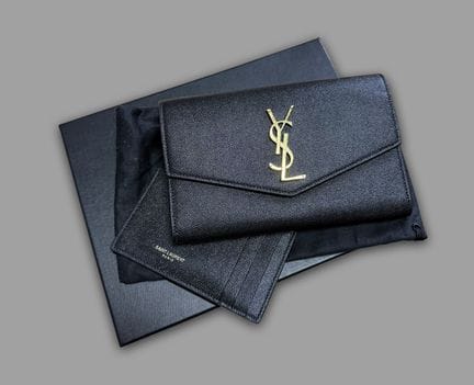 Portafoglio con catena SAINT-LAURENT Uptown
In pel