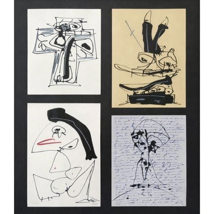 Antonio Saura (Huesca, 1930-Cuenca, 1998)
Tríptico