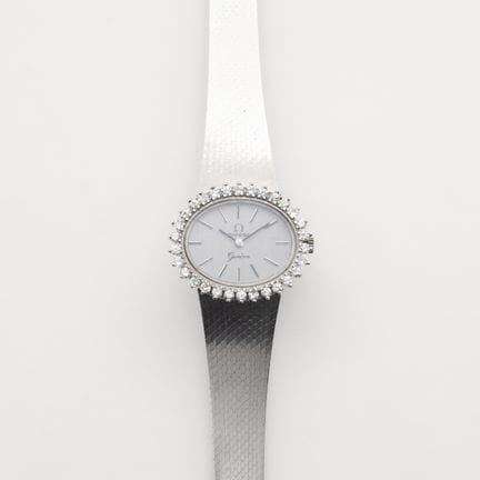 OMEGA. Reloj joya de pulsera para señora en oro bl