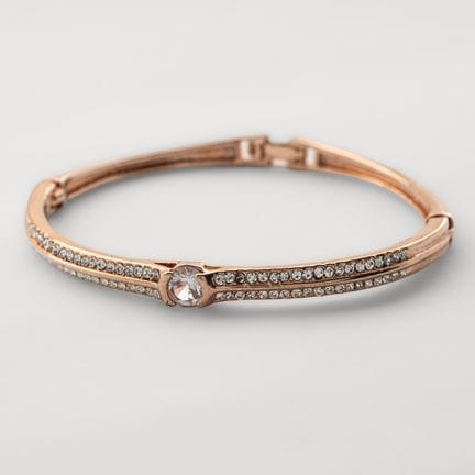Armband aus Vermeil-Silber mit einem Mittelteil un